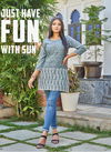 Celina By Rung Short Designer Kurtis Catalog